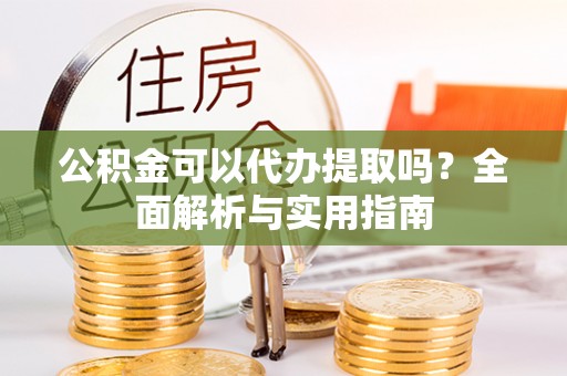 漯河公积金可以代办提取吗？全面解析与实用指南