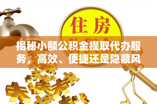 漯河揭秘小额公积金提取代办服务，高效、便捷还是隐藏风险？