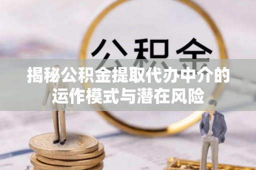 漯河揭秘公积金提取代办中介的运作模式与潜在风险